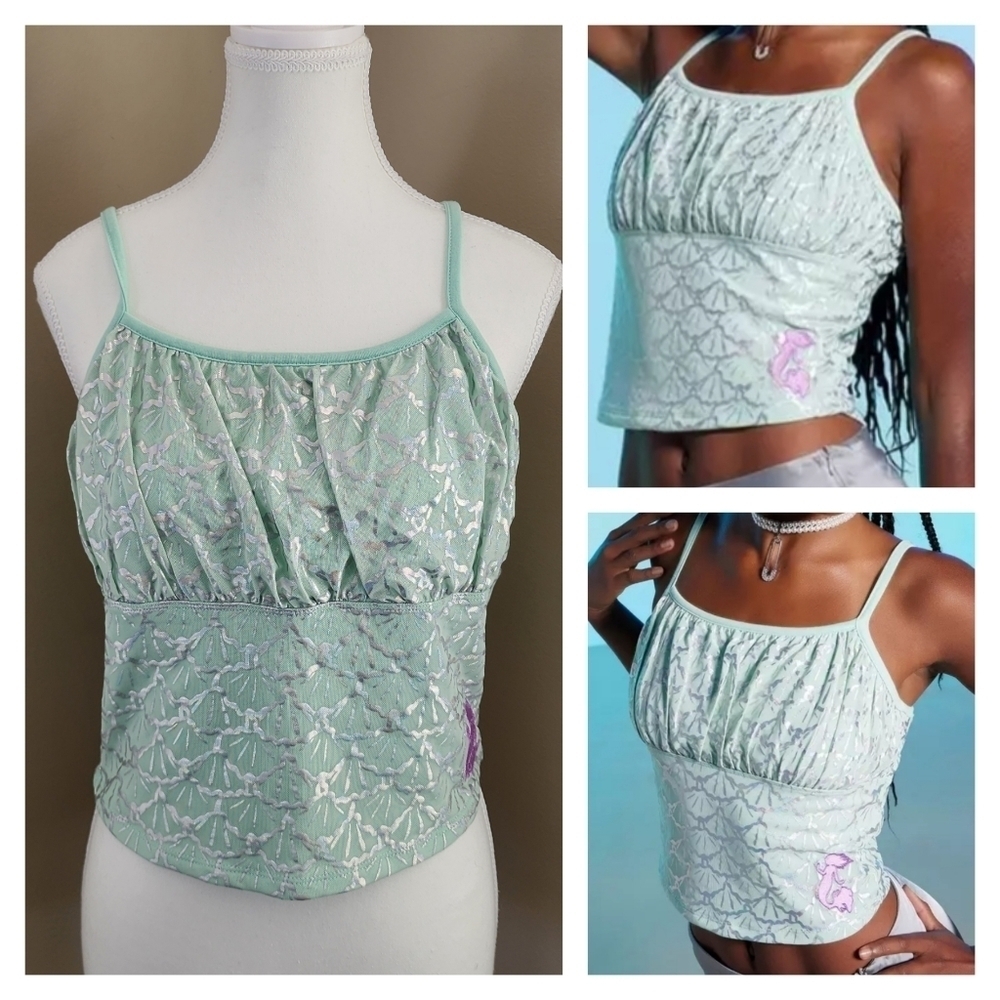 The Little Mermaid Tank Top #1454 Size Large Hot Topic